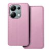DUAL POCKET Book tok XIAOMI redmi Note 13 Pro 4G-hez világos rózsaszín