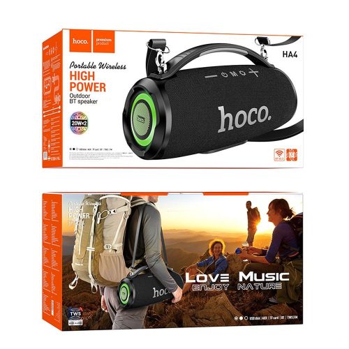 HOCO vezeték nélküli hangszóró bluetooth HA4 álcázott zöld