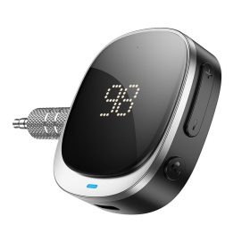   Adapter AUX bluetooth Jack 3,5 mm Hoco with display E80 black