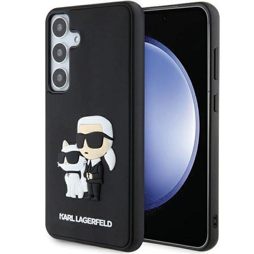 KARL LAGERFELD case for SAMSUNG S24 KLHCS24S3DRKCNK (3D RUBBER KC NFT) black