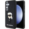 KARL LAGERFELD case for SAMSUNG S24 KLHCS24S3DRKINK (3D RUBBER IKONIK NFT) black