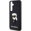 KARL LAGERFELD case for SAMSUNG S24 KLHCS24S3DRKINK (3D RUBBER IKONIK NFT) black