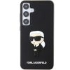 KARL LAGERFELD case for SAMSUNG S24 KLHCS24S3DRKINK (3D RUBBER IKONIK NFT) black