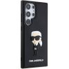 KARL LAGERFELD case for SAMSUNG S24 Ultra KLHCS24L3DRKINK (3D RUBBER IKONIK NFT) black
