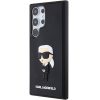 KARL LAGERFELD case for SAMSUNG S24 Ultra KLHCS24L3DRKINK (3D RUBBER IKONIK NFT) black