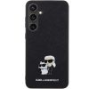 KARL LAGERFELD case for SAMSUNG S24 KLHCS24SPSAKCMPK (SAFFIANO KC PIN) black