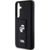 KARL LAGERFELD case for SAMSUNG S24 KLHCS24SGSAKCPK (GRIPSTAND SAFFIANO KC PINS) black