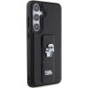 KARL LAGERFELD case for SAMSUNG S24 KLHCS24SGSAKCPK (GRIPSTAND SAFFIANO KC PINS) black
