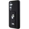 KARL LAGERFELD case for SAMSUNG S24 KLHCS24SGSAKCPK (GRIPSTAND SAFFIANO KC PINS) black