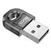 Adapter USB A bluetooth Hoco UA28 transparent black