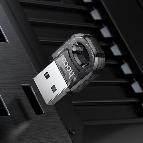 Adapter USB A bluetooth Hoco UA28 transparent black