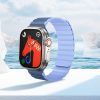 HOCO szíj Apple Watch-hoz 42 / 44 / 45 / 49 mm AS102 sötétkék világoskék díszítéssel