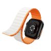 HOCO szíj Apple Watch 42 / 44 / 45 / 49 mm AS102 starlight narancsszínnel