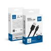 kék STAR kábel 2A USB A Micro USB DC-001AM2.0 1 m fekete