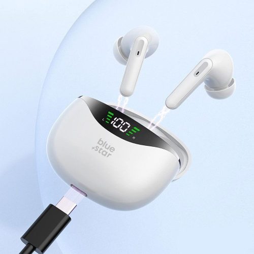 Wireless earphones Blue Star T60 TWS white