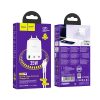 HOCO töltő 2 x Type C + USB A + kábel Type C to Lightning PD QC3.0 3A 35W N33 fehér