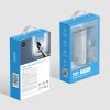 VEGER powerbank 5000 mAh beépített Type C csatlakozóval PD QC3.0 2,4A 12W PlugOn (W0573) ezüst