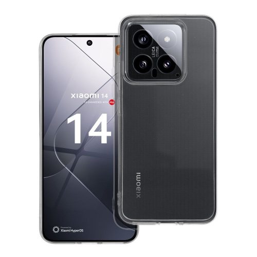 CLEAR tok 2 mm XIAOMI 14-hez (kameravédelem) átlátszó