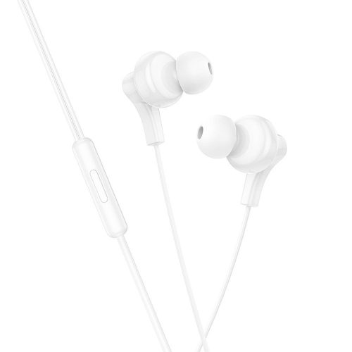 Wire earphones USB C Hoco M114 white
