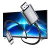 Cable USB C to HDMI Hoco 4K 30Hz 2 m UA27 metal gray