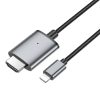 Cable Lightning to HDMI Hoco 1080p 2 m UA27 metal gray