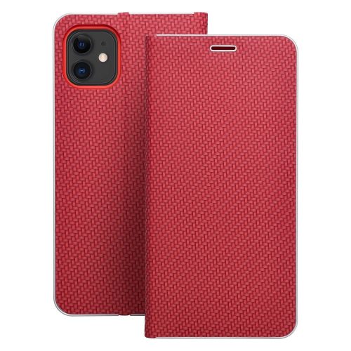 LUNA Book Carbon iPhone 11 piros