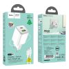 HOCO charger USB A + Type C + cable Type C to Lightning PD QC 3A 20W N41 white