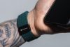 CELL F-DESIGN FA02 nylon mágneses szíj APPLE Watch 42 / 44 / 45 / 49 mm rainest zöld