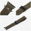 FORCELL F-DESIGN FA02 nylon magnetic strap for APPLE Watch 42 / 44 / 45 / 49 mm olive green