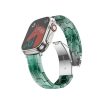 CELL F-DESIGN FA04 márvány mintás műgyanta szíj APPLE Watch 38 / 40 / 41 mm zöld