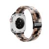 CELL F-DESIGN FA04 márvány hatású gyanta szíj APPLE Watch 38 / 40 / 41 mm barna