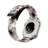 CELL F-DESIGN FA04 márvány textúrájú műanyag szíj APPLE Watch 42 / 44 / 45 / 49 mm barna