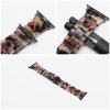 CELL F-DESIGN FA04 márvány textúrájú műanyag szíj APPLE Watch 42 / 44 / 45 / 49 mm barna