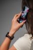 CELL F-DESIGN FA04 márvány textúrájú műanyag szíj APPLE Watch 42 / 44 / 45 / 49 mm barna