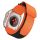 CELL F-DESIGN FA05 nylon szíj APPLE Watch 42 / 44 / 45 / 49 mm-hez, narancssárga