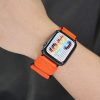 CELL F-DESIGN FA05 nylon szíj APPLE Watch 42 / 44 / 45 / 49 mm-hez, narancssárga