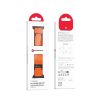 CELL F-DESIGN FA05 nylon szíj APPLE Watch 42 / 44 / 45 / 49 mm-hez, narancssárga