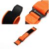 CELL F-DESIGN FA05 nylon szíj APPLE Watch 42 / 44 / 45 / 49 mm-hez, narancssárga