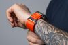 CELL F-DESIGN FA05 nylon szíj APPLE Watch 42 / 44 / 45 / 49 mm-hez, narancssárga