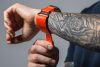 CELL F-DESIGN FA05 nylon szíj APPLE Watch 42 / 44 / 45 / 49 mm-hez, narancssárga