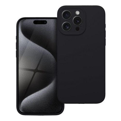 Tok SILICONE 2mm  IPHONE 15 Pro Max fekete
