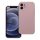 Tok SILICONE 2mm IPHONE 12 készülékhez homok rózsaszín