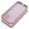 Tok SILICONE 2mm IPHONE 12 készülékhez homok rózsaszín