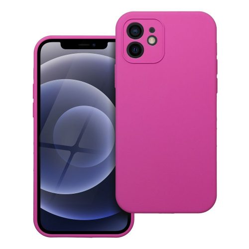 Tok SILICONE 2mm IPHONE 12-höz rózsaszín