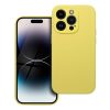 Tok SILICONE 2mm  IPHONE 14 Pro citromsárga