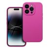 SILICONE 2mm tok IPHONE 14 Pro-hoz rózsaszín