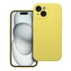 Tok SILICONE 2mm  IPHONE 15 citromsárga