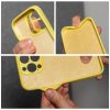 Tok SILICONE 2mm  IPHONE 15 citromsárga
