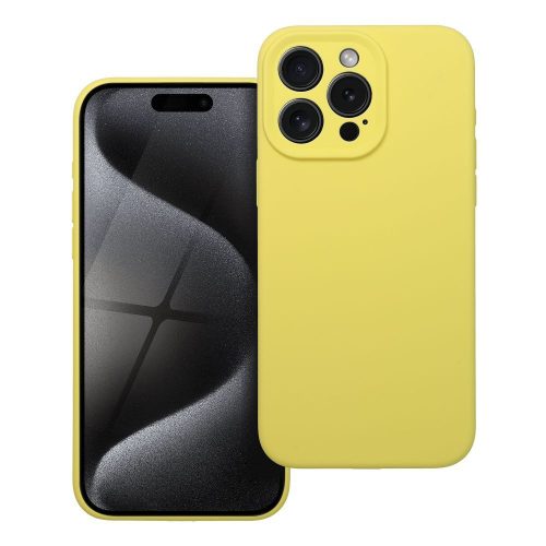 Tok SILICONE 2mm  IPHONE 15 Pro Max lemon