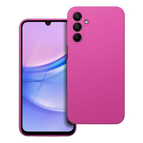 Tok SILICONE 2mm SAMSUNG A15 5G / A15 4G készülékhez rózsaszín